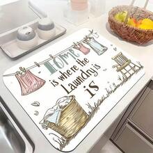 The Top Covers Of The Washing Machine And Dryer, As Well As The Anti-Slip Pads For The Dryer, Are Made Of Soft, Breathable, And Wear-Resistant Functional Fabrics. They Can Protect The Top Of The Washing Machine And Dryer, Resist Dust And Ultraviolet Rays, And Extend The Service Life Of The Appliances. - A - View 9