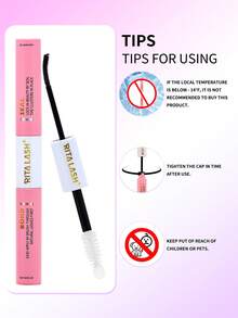 RITALASH Waterproof Eyelash Glue (10 Pcs), 2 In 1 Long-Lasting Lash Bond & Seal Glue, Sweat-Proof Eyelash Extension Lash Glue For Cluster Lashes, Waterproof Clusters Lashes - màu đen - Xem 9