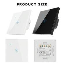 1PC/2PCS Zigbee Smart Wall Power Switch 40A 8000W Water Heater Touch Switch, Tempered Glass Panel, App Remote Control, Voice Control, Timer Countdown, Group Sharing, Backlight Indicator For Bathroom Kitchen Smart Home, ZigBee Gateway Required - Multicolor - View 9