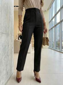 Women Pants - 黑色 - 查看 1