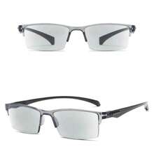 Smart Glasses With Automatic Prescription Adjustment | Blue Light Protection - Near And Far Vision Unisex - Light Grey - View 2
