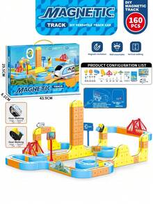 儿童电动火车套装,67/83/131/160块3D DIY轨道搭建套件,包含火车和交通标志,STEM汽车玩具套装,适合3-8岁男孩女孩,生日礼物,托马斯和朋友火车,蒙特梭利玩具,火车,汽车,积木套装,圣诞礼物,男友礼物,积木,情人节礼物,男孩玩具,儿童玩具,恐龙 - QYL軌道車 - 查看 15