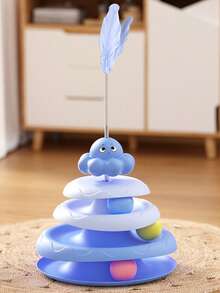 Đồ chơi cho mèo đa năng - Gậy xoay hình bạch tuộc, đồ chơi mới cho mèo, gậy trêu chọc và bóng lăn cho mèo, dụng cụ mài móng giáo dục, đồ chơi tương tác cho mèo, giúp mèo cưng vui chơi, giải tỏa sự nhàm chán, mang tính giáo dục và giải trí. - Nhiều màu - Xem 13