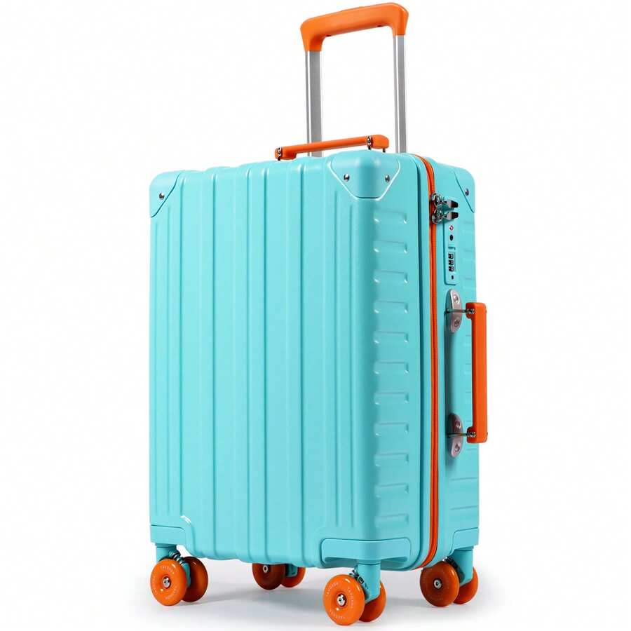 20 Inch Carry On Suitcase, Lightweight PC Hard Shell Travel Luggage Cabin Suitcase With Wheels & TSA Lock Overhead - 20 inch - View 1