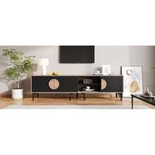 Television Stands & Entertainment Centers - Black - View 8