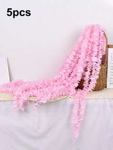 1/5pcs Artificial Wisteria Vine, Approx. 100cm Length Fake Orchid Vines, Suitable For Indoor/Outdoor Decor, Wedding Decoration, Romantic Room/Home Decor, Garden Decor, Family Gathering, Valentine's Day, Birthday Party Decoration - Multicolor - View 16