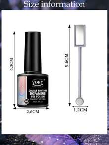 双猫眼凝胶指甲油套装 - 足部、手部和指甲护理美甲套装，包含6瓶双猫眼凝胶指甲油和1根磁性棒。需配合LED美甲灯使用。在家即可打造沙龙级美甲效果。适合专业美甲师和美甲爱好者。高品质凝胶，时尚美甲，每瓶7毫升。 - 彩色 - 查看 5