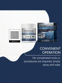 Stainless Steel Scratch Remover, Daily Kitchen Stove Cookware Stainless Steel Scratch Removal And Renovation - Solid State - View 5