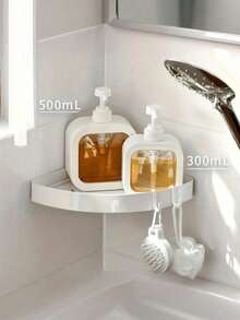 300ml Large Capacity Refillable Soap Dispenser Bottle, Reusable Bathroom Shower Gel Dispenser, Multi-Functional Cosmetic Storage Bottle, Empty Bottle, Lotion Bottle, Pump Bottle, Reusable Empty Bottle, Kitchen Dishwashing Liquid Dispenser Bottle, Shampoo Dispenser Bottle, Foaming Bottle, Foam Bottle, Dispenser Bottle, Lotion Bottle, Pump Foaming Bottle - Multicolor - View 10