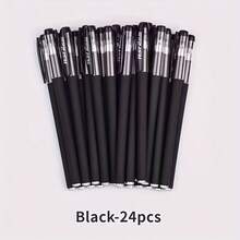 Bộ 12/24 bút bi gel 0.5mm, bút bi mực cao cấp GP380, viết trơn tru và liên tục, thích hợp cho học sinh, văn phòng phẩm, đồ dùng học tập, mùa tựu trường. - Màu xanh dương, 12 cái - Xem 15