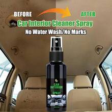 JB-XPCS 多功能泡沫清洁剂，可去除汽车内饰污渍并清洁皮革座椅，家用泡沫清洁剂喷雾保养清洗剂 - 黑色 - 查看 10