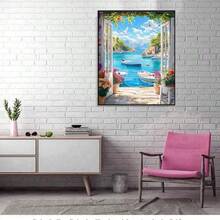 SNA 2026新款风景十字绣套件卡通房屋溪流樱花梦想家居装饰绘画刺绣套装DMC印花画布礼品梦想家居DIY套件工艺品刺绣套件十字绣套件钩针套件戳绣套件缝纫配件缝纫套件绣线工艺套件针线材料缝纫图案钩针工艺用品刺绣套件初学者缝纫图案 - 款式19-需要自己繡製,不含框架 - 查看 8