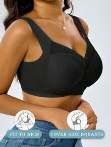 5 piezas Sujetador sin costuras para mujer, de una sola pieza, sujetador de copa completa,con relleno y sin aros, fino y agradable para la piel, sin restricciones, para dormir, lencería. - Multicolor - Ver 5