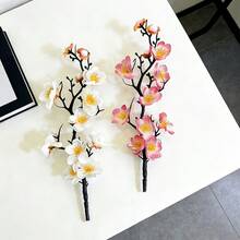 仿真蝴蝶兰，逼真自然，不含花盆，适合室内外摆放，如窗台、阳台、玄关或茶室，可用于婚礼、家居装饰、房间装饰、复活节、卧室、客厅等场合，也可作为花卉装饰，适用于婚礼布置。仿真植物，人造花 - 彩色 - 查看 6