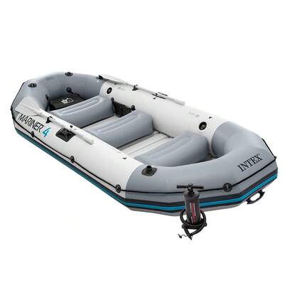  Barca hinchable mariner 4 con 2 remos 328x145x48 cm intex ✅ Entrega 24/48h a España (península)