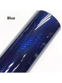 1片50cm*152cm汽车PET七色激光碳纤维贴膜，9D彩色碳纤维贴纸，手机贴膜，高光锻造碳纤维汽车贴膜 - 均碼 - 查看 7