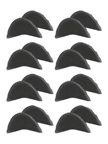 10/8/6/4/2 双装男女通用鞋头垫 - 泡沫鞋头填充物，适用于鞋子过大的情况，舒适贴合，泡沫鞋头填充物，鞋头垫，黑色和米色 - 彩色 - 查看 17