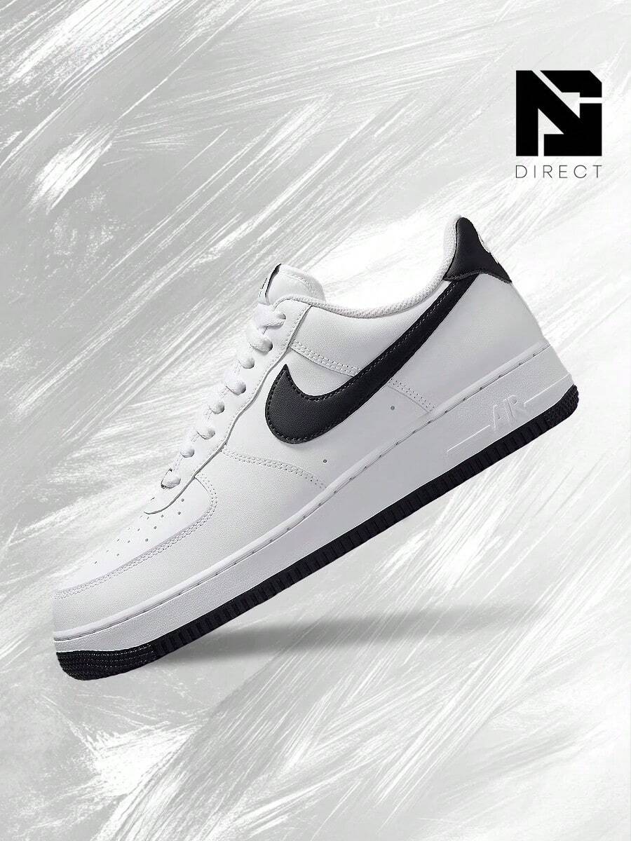Nike Air Force 1 Low '07 – Men's Lifestyle Sneakers – Shoes For Man -Vintage-Spring & Summer-Inspired Running Shoes, Shock-Absorbing Comfort, Gym To Streetwear Casual Wear-Easter Gift– FQ4296 101 - 白色/黑色 - 查看 1