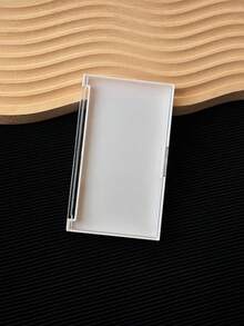 Large Rectangular Nail Art Display Box, Transparent Lid, Handmade Nail Holder, Makeup & Eyelash Packaging Box, Gift Box (Empty, No Nail Pieces Included) - Multicolor - View 10