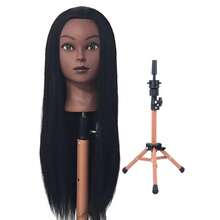 Black Mannequin Head With Hair 66.04 Cm Mannequin Doll Head Styling Mannequin Head, Containing A Mannequin Holder, Styling Tools, Etc., Suitable For Hairdressers And Stylists To Design And Practice Hairstyles. - Black - View 11