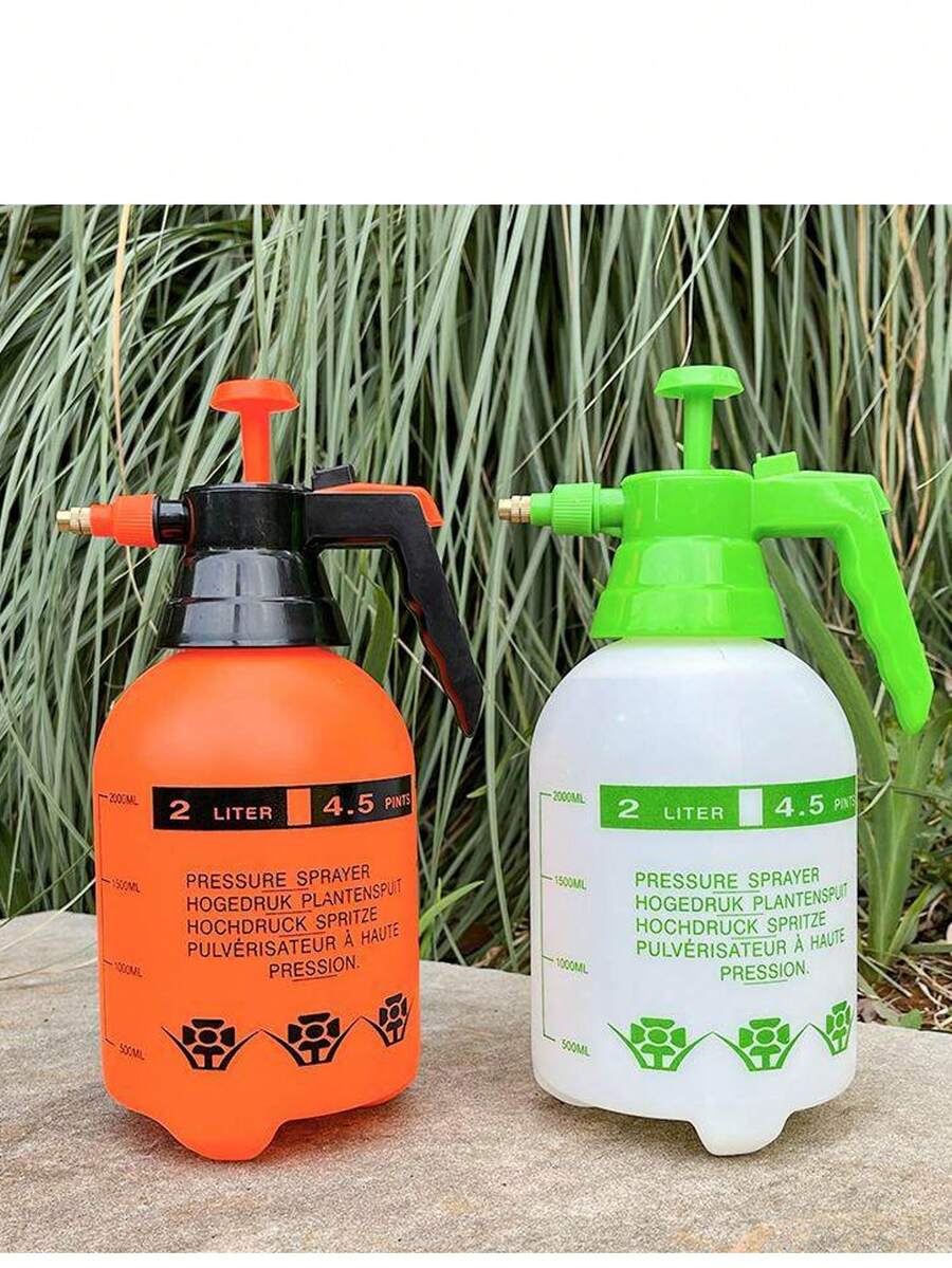 Hot ! 2L Large Capacity Spray Kettle, Adjustable Nozzle Pressure Sprayer For Gardening & Home
