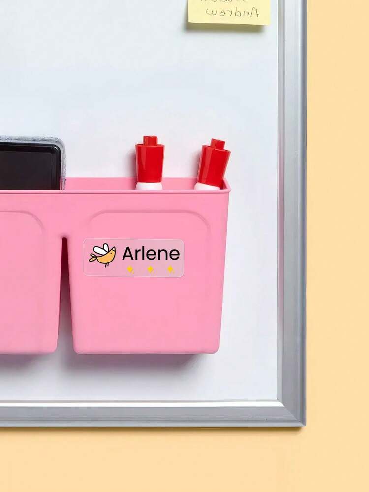 1-360pcs Custom Stickers - Personalized Name Labels, Custom Stationery Labels, Cute Pattern Stickers, Transparent, Waterproof, Oilproof Stickers, Suitable For Student Dorm Storage, Daycare, Summer Camp, School, Home, Office, Perfect For Pencil Cases, Study Supplies, Water Bottles, Backpacks, Sports Equipment, Lunch Boxes, Personal Items Scrapbook Supplies Funny Stickers Scrapbooking Supplies Kindle - Style 2 - View 3