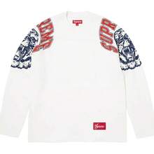 Supreme Mascot L/S Football Top FW25 | All-Cotton Long-Sleeve Jersey Shirt, Unisex Layering Outerwear For Men & Women - 白色 - 查看 5