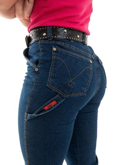 Calça Feminina Carpinteiro Country Rodeio West Village Com Lycra