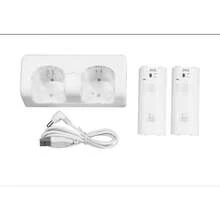2 Pilas Recargables Compatible Con W Ü Y Base De Carga - Blanco - Ver 3