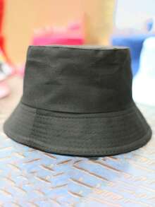 男士双面纯色渔夫帽，时尚百搭，柔软舒适，适合春季户外活动和骑行。 - 彩色 - 查看 9