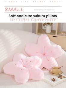 WmyMcfE 1-Pack Cute Cherry Petal Pillows Sofa Bedroom Tatami Living Room Pillow Flower Back Cushion , Halloween.Thanksgiving Gift - 40*40 粉紅色 - 查看 3