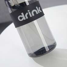 高颜值手持吸管杯 大容量 耐热 不易碎 太空杯 学生便携式运动水瓶 - 彩色 - 查看 2