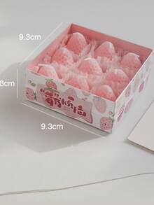 草莓香氛蜡烛，草莓香味蜡烛，奶油草莓香氛蜡烛，无烟大豆蜡烛，非常适合用作摄影道具、室内香氛装饰和节日礼物，可用于缓解压力、放松身心、沐浴、瑜伽和节日礼物、房间装饰，是情人节装饰和特殊场合的完美之选。 - 彩色 - 查看 21