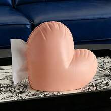 1pc Heart-Shaped Tissue Box, Luxury Aesthetic Facial Tissue Holder For Living Room, Sofa, Dining Table, Creative Design - One Size - View 1