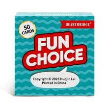 HEART BRIDGE Fun Topic Card Game - Features Mind-Bending Challenges And Hilarious "Would You Rather" Questions. The Ultimate Conversation Starter For Parties And Family Gatherings. A Social Interaction Tabletop Game, Perfect As A Gift For Valentine's Day, Halloween, Or Christmas. Ideal For Game Nights With Friends And Family. 50Cards - Mint Green - View 9