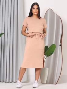 Casual Elegant Conservative / Modest Knot Beach - Beige - View 7