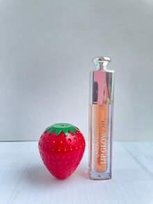 Set labios glow – lip oil sin color + bálsamo fresita - Marrón - Ver 5
