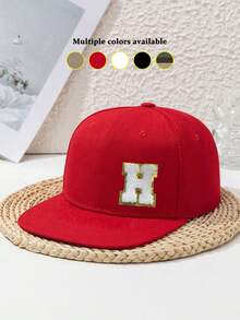 1pc Unisex K-Style Snapback Hat, Cool Hip Hop Adjustable Solid Color Casual Street Dance Outdoor Sports Beach Baseball Cap, Suitable For Spring, Summer, Autumn, Winter - A - View 15