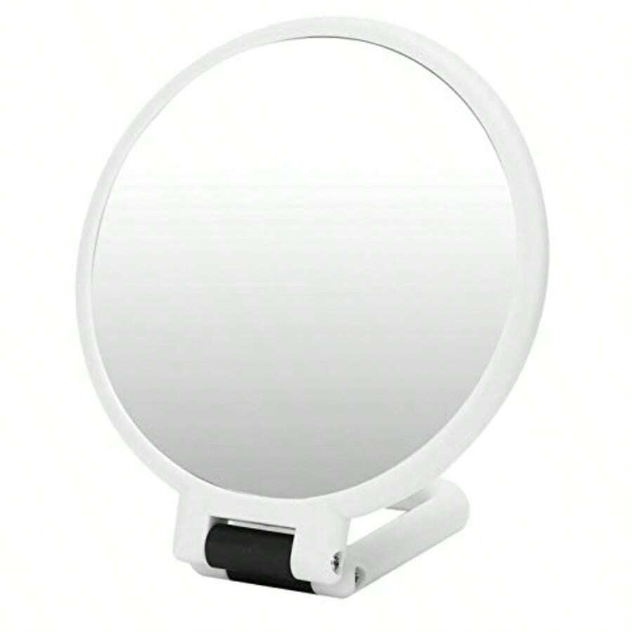 Espejo de Aumento Portátil de Mano, Doble Cara con Aumento 5X, Plegable y Colgante, Ideal para Viajes, Maquillaje Rápido o Cuidado Facial - como en la foto - Ver 1