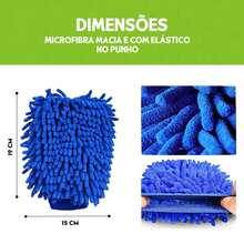 Chenille Microfiber Glove For Car Wash And Cleaning, Multipurpose, Durable - 3 miếng - Xem 6