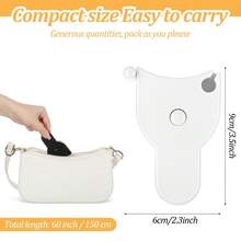 1pc Automatic High Precision 3-Dimensional Measuring Tape, 60 Inch Soft Tape Measure For Body Measurement, Arm, Chest, Thigh Or Waist, Suitable For Personal Trainer Or Home Fitness Goals (Black & White) - Soft Measuring Tape - View 4