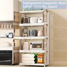 Aufbewahrungskisten mit Deckel - Klappschrank Nr. 1 (2 Ebenen) - Übersicht 11