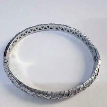 1pc Wheat Ear Braided Bracelet, Women's, Fully Encrusted With Diamonds, Layered And Beautifully Woven - Sui Sui Peace Bracelet - View 13