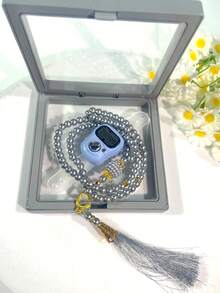 2pcs Muslim Prayer Beads Set, 3-In-1 Tasbih (Prayer Beads) Counter, Step Counter, Suitable For Festivals And Gatherings As Gifts - Multicolor - View 21