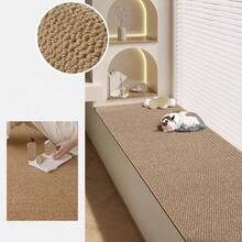 1pc Brown Faux Sword Pattern Rug, Thick Quality Washable Rug, Style Rug, Hallway Rug, Decorative Rug, Shower Mat, Sofa Seat Rug, Thick Rug, Home Decor Room Accessory, Living Room Rug, Bedroom Rug, Entryway Rug, Kitchen Rug, Bathroom Rug, Study Rug - Coffee Brown - View 4