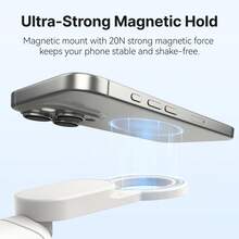 TELESIN TELEISN Mini Magnetic Smart Phone ZOOM Remote Control Selfie Stick Tripod For Iphone 17 16 15 14 13 Pro Promax Smart Phone Holder Wireless Remote Control Selfie Stick - Only Selfie Stick - View 5