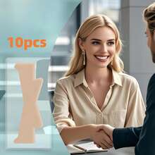 1/3/5/8/10/20PCS Neck Tape Lifting Invisible, Reusable & High Elastic Breathable Neck Lift Tape, Improve Ne-Ck Lines And Wrinkles, Waterproof - Brown - View 13