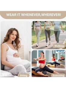 Comfortable Maternity Belly Support Band - Adjustable Breathable Mesh Pregnancy Belly Belt, Pain Relief Brace For Back Pelvis Tummy Hip (2nd/3rd Trimesters & Postnatal), Invisible Under Clothes Pregnancy Daily Must-Haves - Maternity Belly Support Band - 查看 8