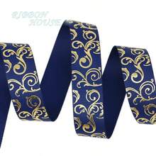 (10 Yards/Roll) 2.5cm Wide Gold Foil Ribbon, Gift Packaging, Cake Baking Packaging, Gift Flower Packaging, Wedding Decoration, Handmade DIY, Headwear, Brooch, Clothing Accessories - Multicolor - View 5