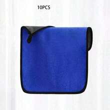 5 件/套双面珊瑚绒超细纤维清洁布 - 高吸水性可重复使用毛巾，双色设计（黄色和黑色），方形，适用于家庭、厨房、汽车、浴室、玻璃清洁、洗碗巾 - 黃色 - 查看 28